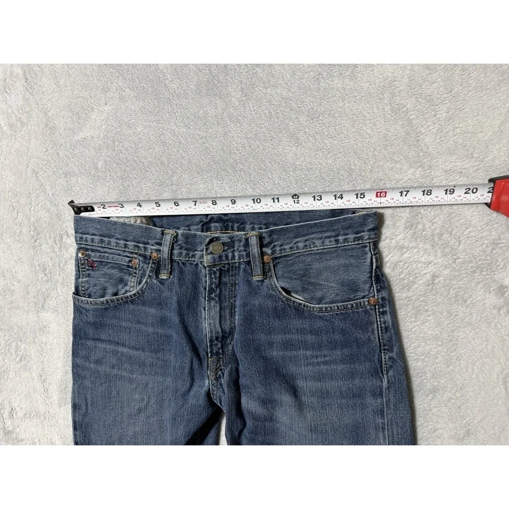 Polo Ralph Lauren Jeans Mens 31x29‎ Blue Varick Slim Straight Medium Wash